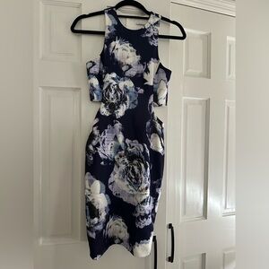 Finders keepers purple cutout dress size small